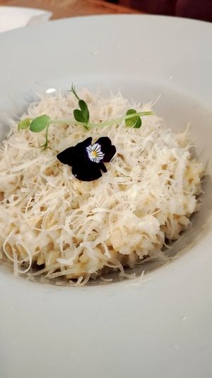 Risotto at El Vergel Veggie Restaurant in Tarragona