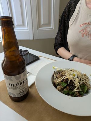Quinoa salad at El Vergel Veggie Restaurant in Tarragona