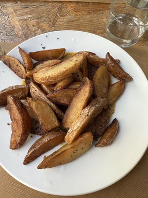 Chorizo meal  at El Vergel Veggie Restaurant in Tarragona