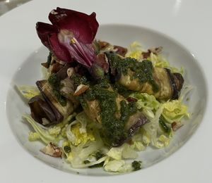 Rollito de berenjena  at El Vergel Veggie Restaurant in Tarragona