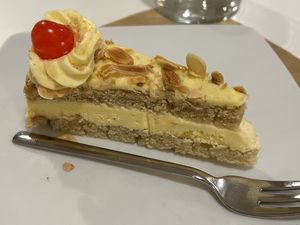 Tarta Sara  at El Vergel Veggie Restaurant in Tarragona