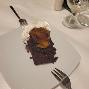 Brownie at El Vergel Veggie Restaurant in Tarragona