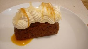 Postre at El Vergel Veggie Restaurant in Tarragona