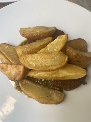 "Chorizo “ at El Vergel Veggie Restaurant in Tarragona