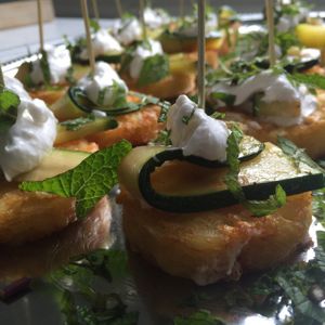 Healthy power food made out of plants at Past & Future in Cologne