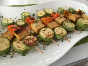 Abundant buffet with changing dishes an delicacies at Past & Future in Cologne