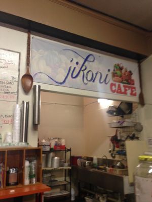 Counter at Jikoni Cafe at The House of Consciousness in Norfolk