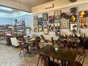   at Jikoni Cafe at The House of Consciousness in Norfolk