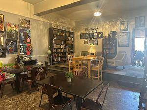   at Jikoni Cafe at The House of Consciousness in Norfolk