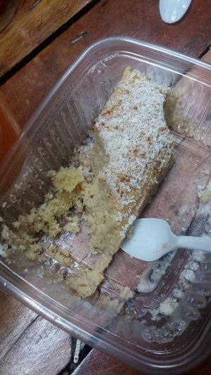 Vegan tres leches at ECO Tienda Natural Market in Lima