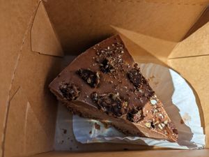 Delicious cheesecake at Raw Fresno in Fresno