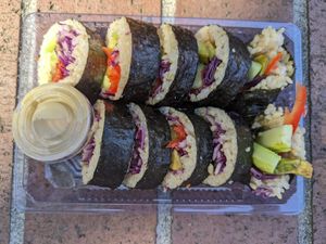 Fresh and colorful sushi at Raw Fresno in Fresno