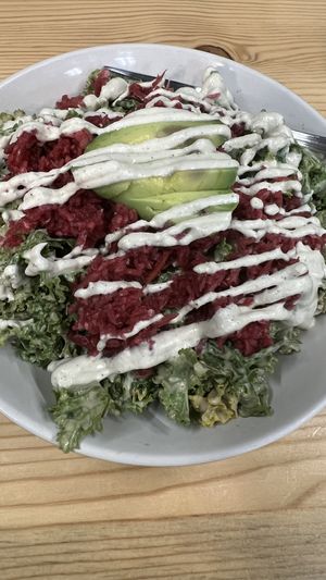 Kale Caesar salad  at Raw Fresno in Fresno