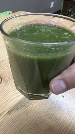 Green smoothie  at Raw Fresno in Fresno