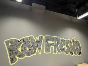 Wall Decoration at Raw Fresno in Fresno