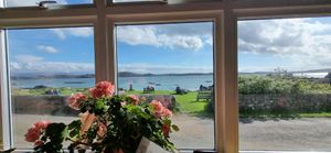 View from the restaurant at Argyll Hotel Restaurant in Isle Of Iona
