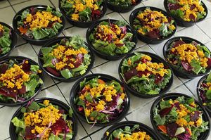 vegan bowl at Veggies Are Us in Tijuana