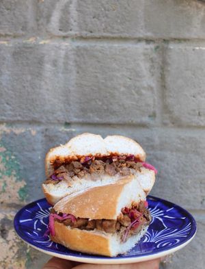 roll at Veggies Are Us in Tijuana