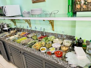The buffet at Naturaleve de Copacabana in Rio De Janeiro