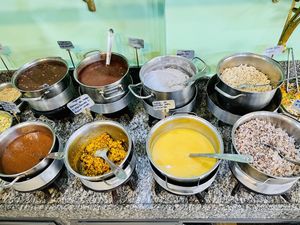 Hot dishes  at Naturaleve de Copacabana in Rio De Janeiro