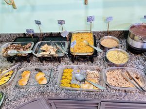 All vegan in this corner at Naturaleve de Copacabana in Rio De Janeiro