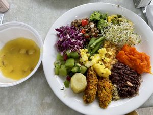 Delicious lunch. The soup was so good. at Naturaleve de Copacabana in Rio De Janeiro
