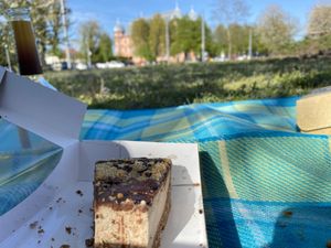 Erdnuss Cheesecake  at My Heart Beats Vegan in Karlsruhe