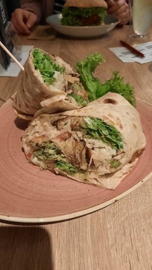 Greek burrito at My Heart Beats Vegan in Karlsruhe