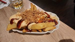 Texan potato wedges at My Heart Beats Vegan in Karlsruhe