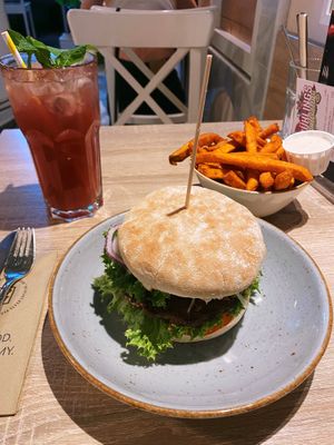 White BBQ Rodeo  at My Heart Beats Vegan in Karlsruhe