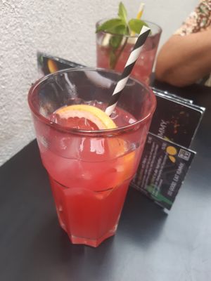 Grapefruit-Limonade at My Heart Beats Vegan in Karlsruhe