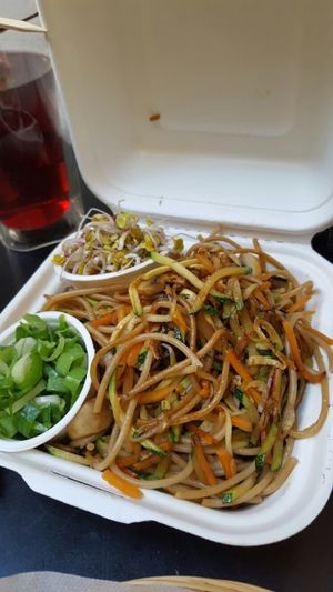 spaghetti to go at My Heart Beats Vegan in Karlsruhe