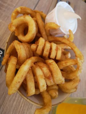 Fries at My Heart Beats Vegan in Karlsruhe