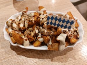 Munich potato wedges (Oktoberfest special) at My Heart Beats Vegan in Karlsruhe