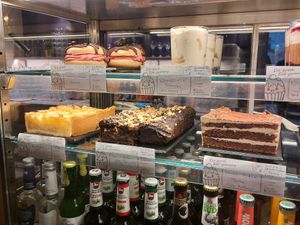 Selection of desserts at My Heart Beats Vegan in Karlsruhe