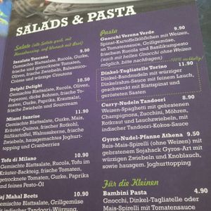 pastas at My Heart Beats Vegan in Karlsruhe