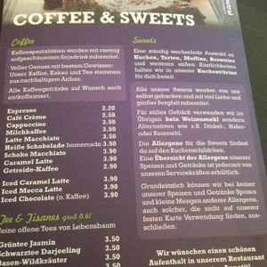 coffees at My Heart Beats Vegan in Karlsruhe