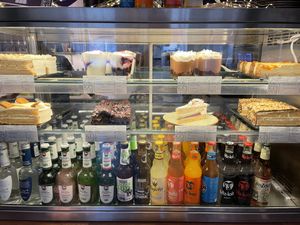 Selection of incredible yummy cakes  at My Heart Beats Vegan in Karlsruhe