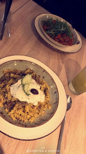 This is the greek dish i was referring to in my feedback. It was amazing and it actually freaked me out how one couldn't tell it was vegan at My Heart Beats Vegan in Karlsruhe