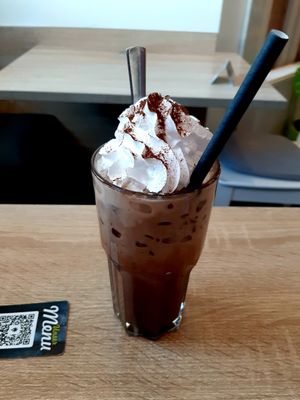 Ice Chocolate Milk at My Heart Beats Vegan in Karlsruhe