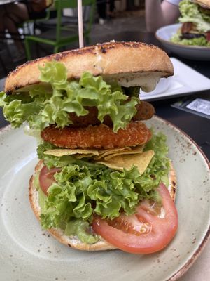 San Diego burger  at My Heart Beats Vegan in Karlsruhe