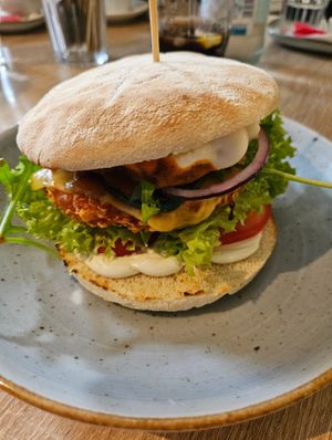 Burger Mamma Mia at My Heart Beats Vegan in Karlsruhe
