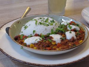 Chili sin Carne at My Heart Beats Vegan in Karlsruhe