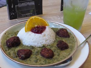 Spinat Masala Jaipur at My Heart Beats Vegan in Karlsruhe