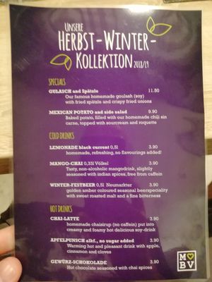 Winter specials 2018/19, in English at My Heart Beats Vegan in Karlsruhe