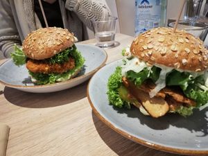 Burger at My Heart Beats Vegan in Karlsruhe
