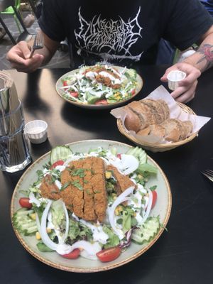 Caesar Salads at My Heart Beats Vegan in Karlsruhe