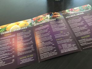 Speisekarte  at My Heart Beats Vegan in Karlsruhe