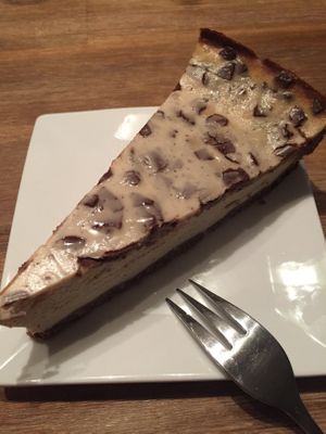 Vanilla coconut cheese cake  at My Heart Beats Vegan in Karlsruhe