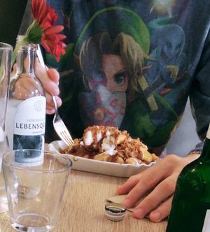 Fries at My Heart Beats Vegan in Karlsruhe